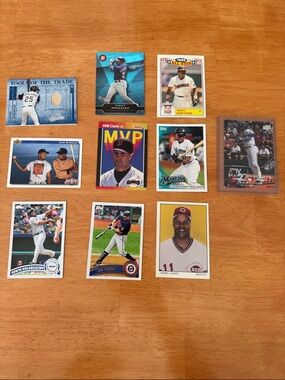 Mixed Baseball Card Lot of 10 - Sammy Sosa, Adrian Gonzales, Tony Gwynn & More!